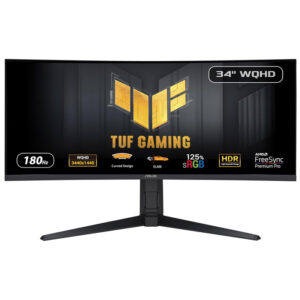 ASUS TUF Gaming 34” 1440P 1500R Curved Monitor