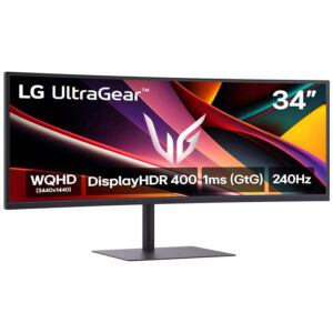 LG 34G630A-B 34-Inch Ultragear WQHD (3440 x 1440) Curved Gaming Monitor