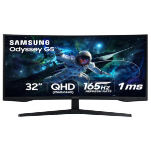 SAMSUNG 32" Odyssey G55C Series QHD 1000R Curved Gaming Monitor