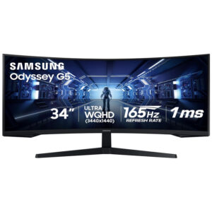 SAMSUNG 34' Odyssey G5 Ultra-Wide Gaming Monitor