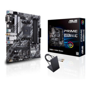 ASUS Prime B550M-A AC AMD AM4 Micro ATX Motherboard