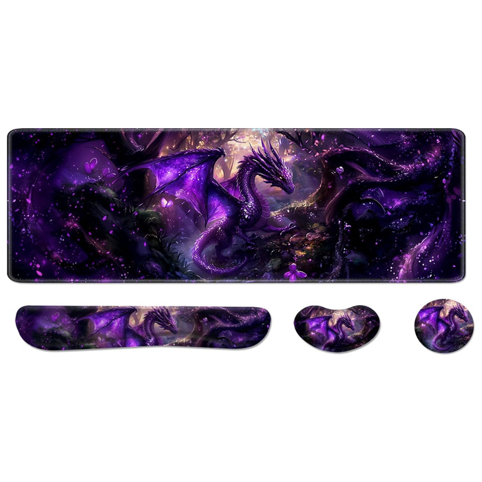 Desk Pad and Keyboard Wrist Rest - Anime Dragon