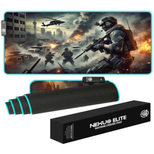 Nexus Elite RGB Gaming Mouse Pad Large - Urban Warfare