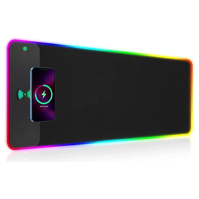 RGB Gaming Mouse Pad with Wireless Charging 15W